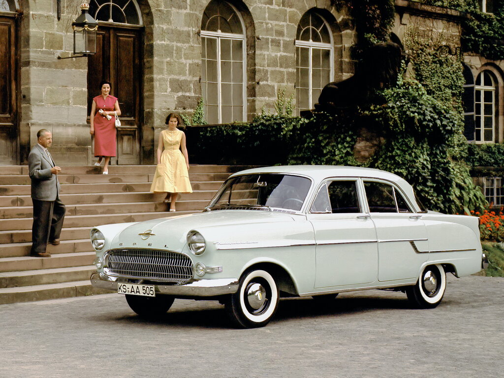 Opel Kapitan 3 поколение, рестайлинг, седан (01.1956 - 02.1958)